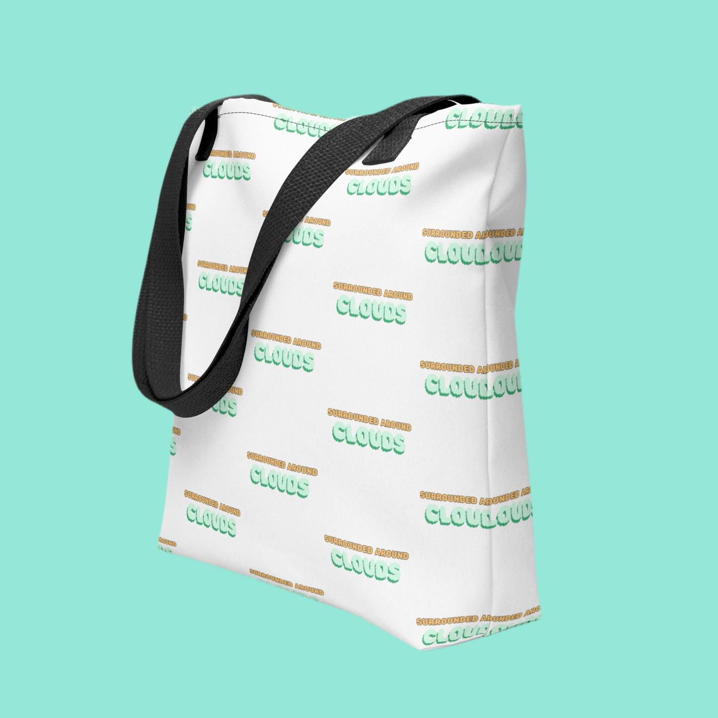 Surrounded Around Clouds Tote Bag