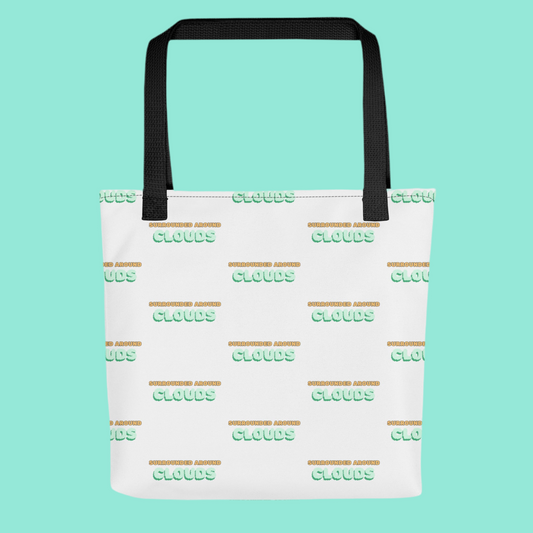 Surrounded Around Clouds Tote Bag